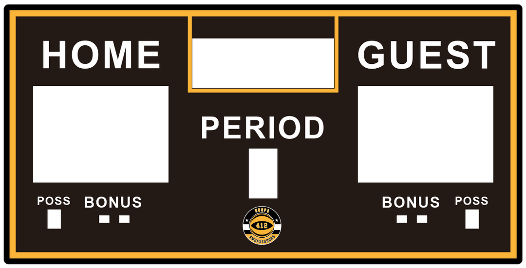 Scoreboard 8'x4'x8"