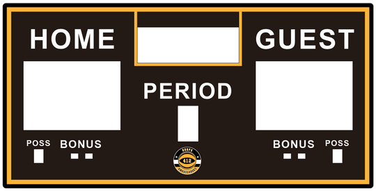 Scoreboard 8'x4'x8"
