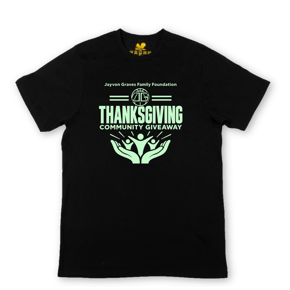 Jayvon Graves Family Foundation Thanks Giving Giveaway Hoodies