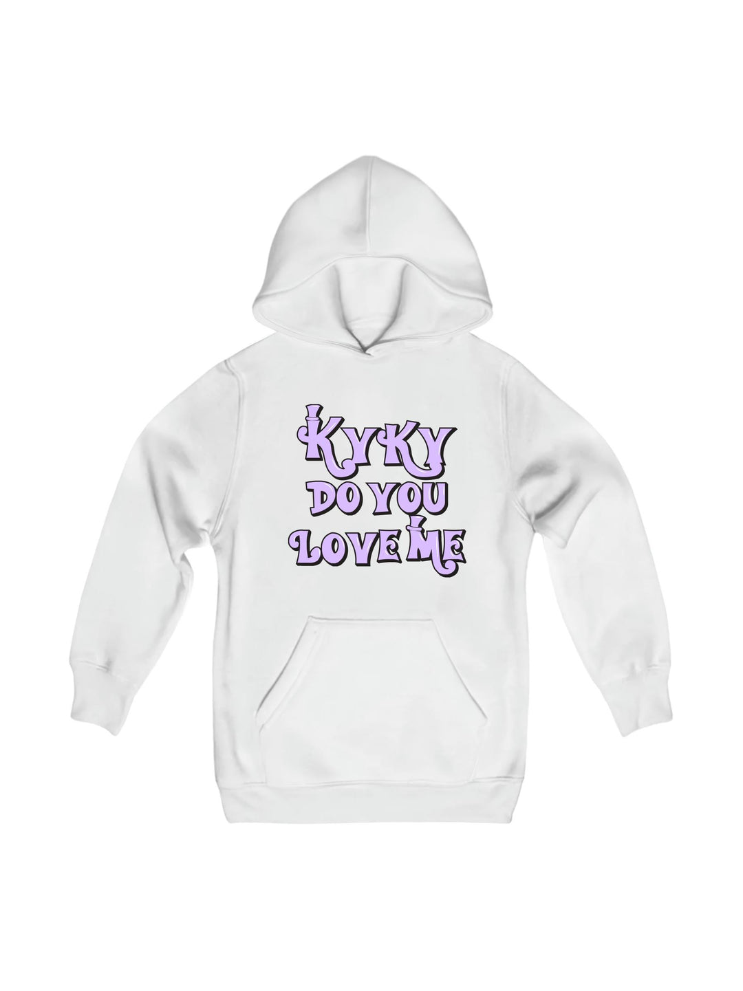 kyky do you love me purple Youth Hoodie