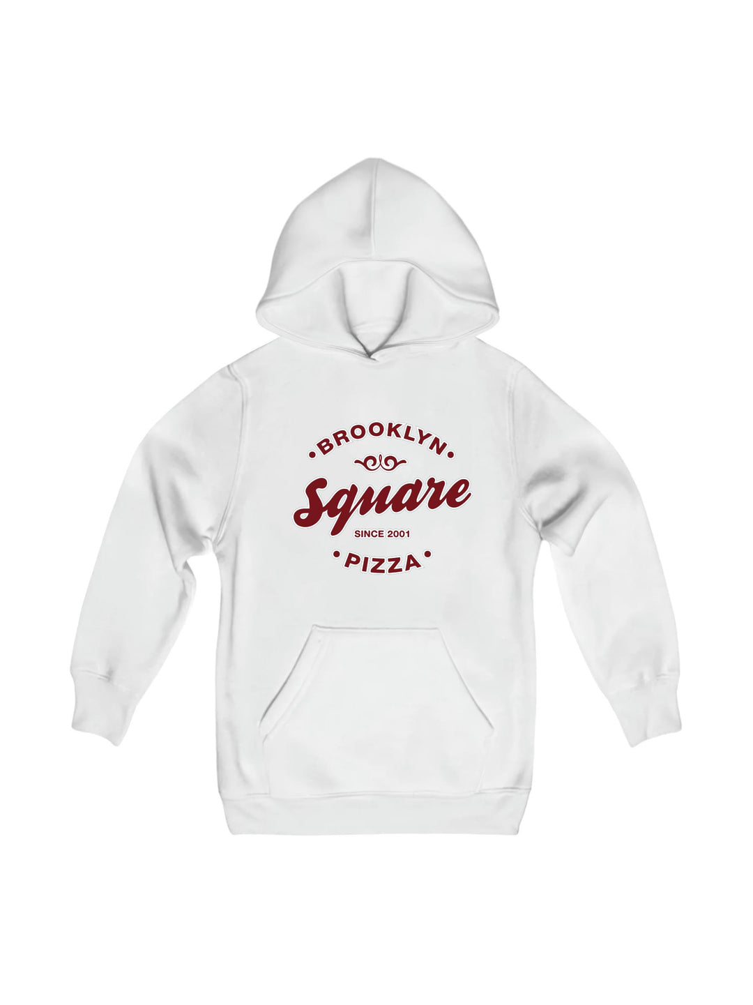 Brooklyn Square Pizza Logo Youth Hoodie