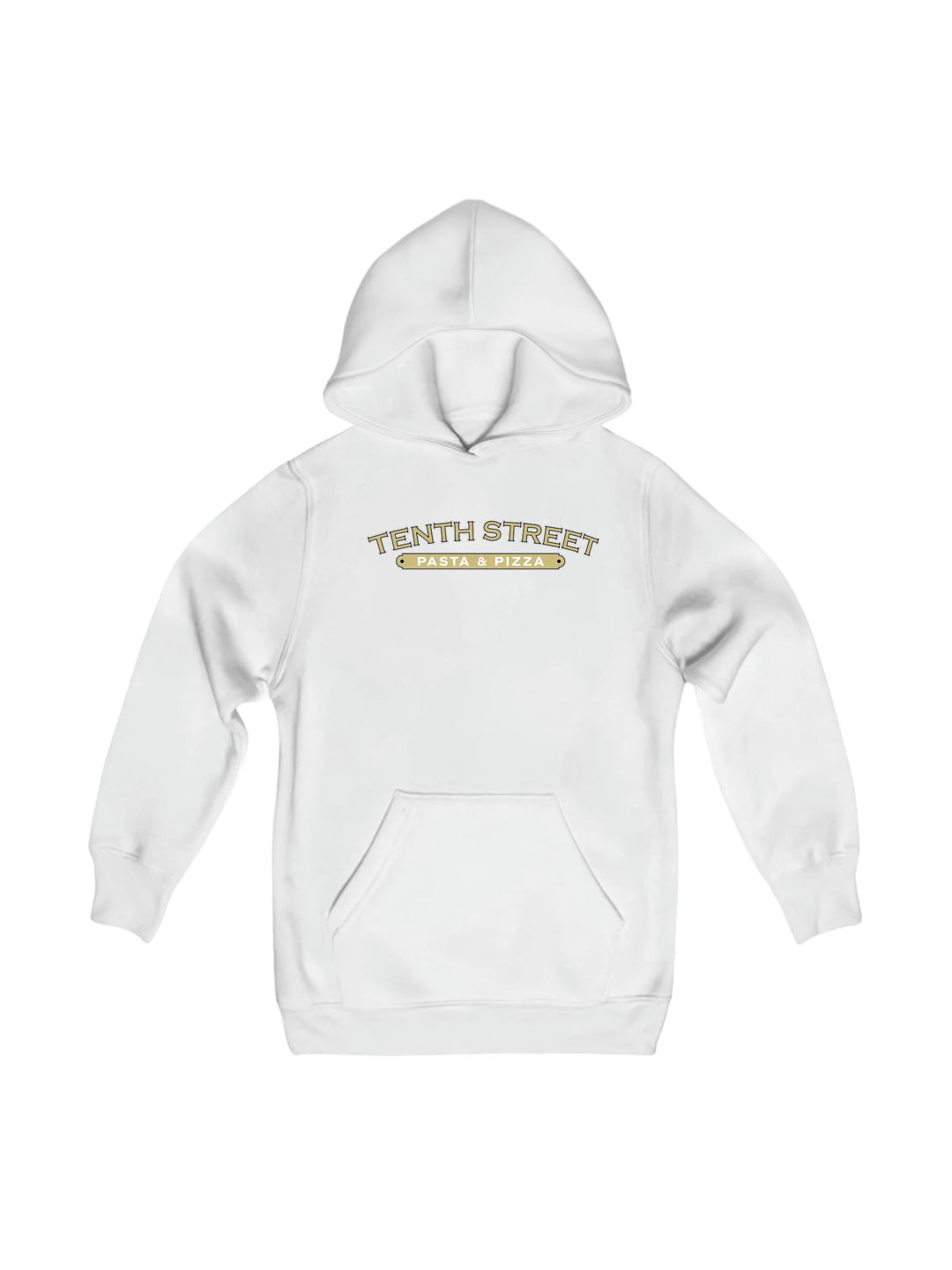 Tenth Street Pasta and Pizza Logo Youth Hoodie