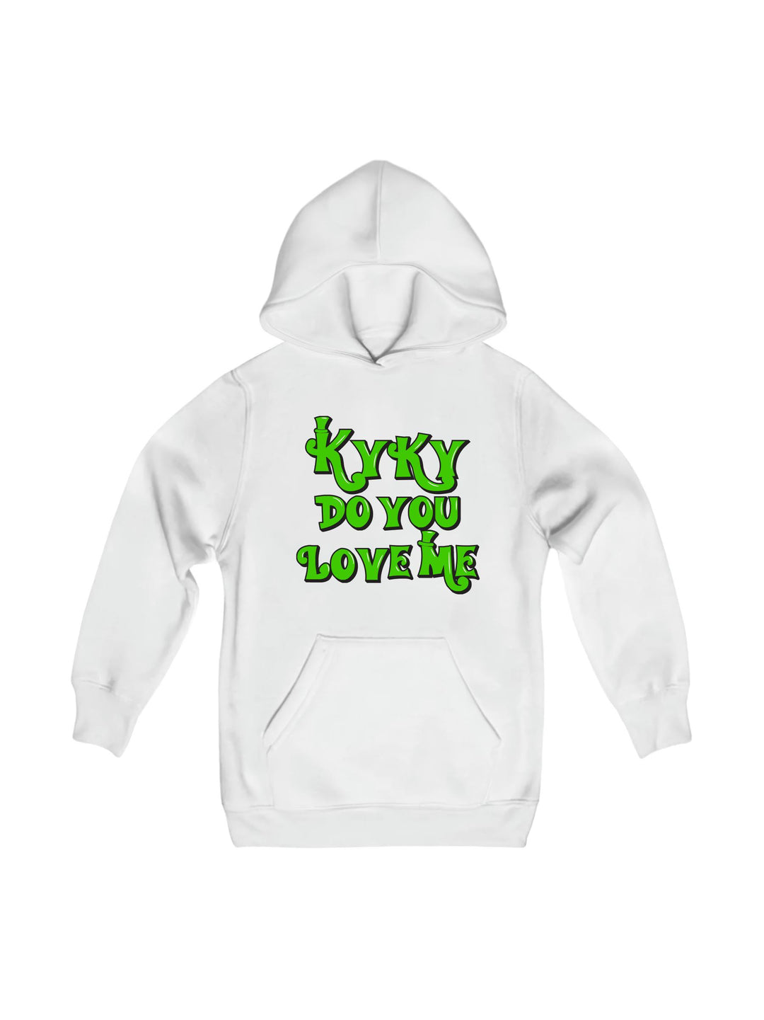 kyky do you love me green Youth Hoodie
