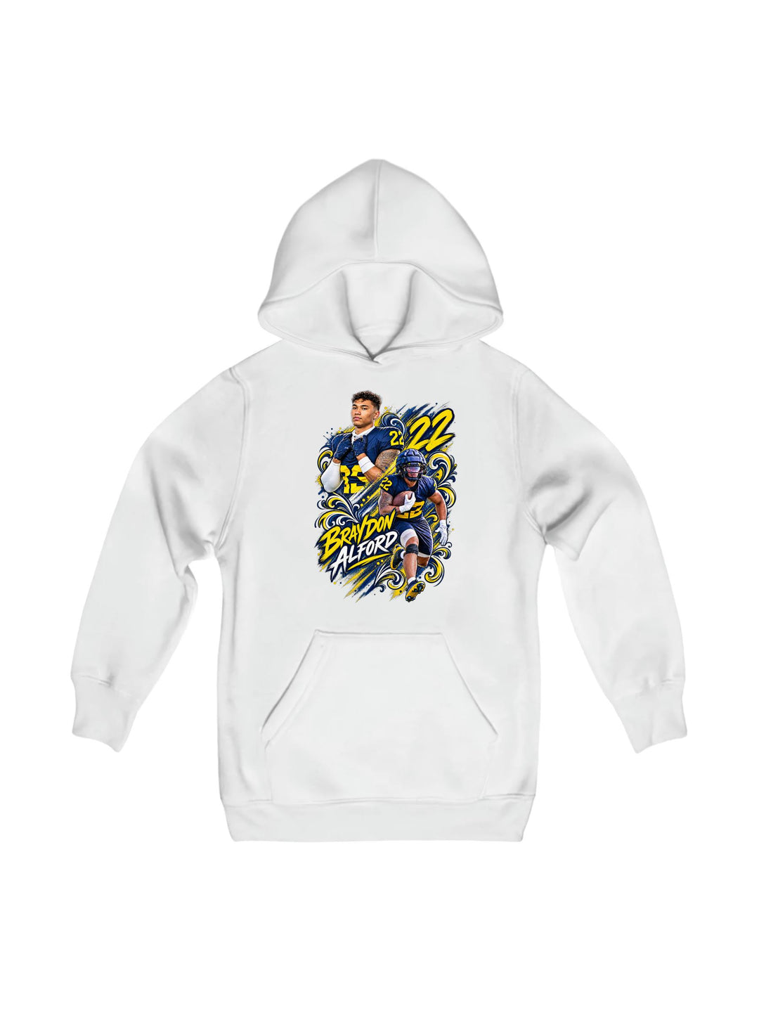 Braydon Alford Collage Youth Hoodie
