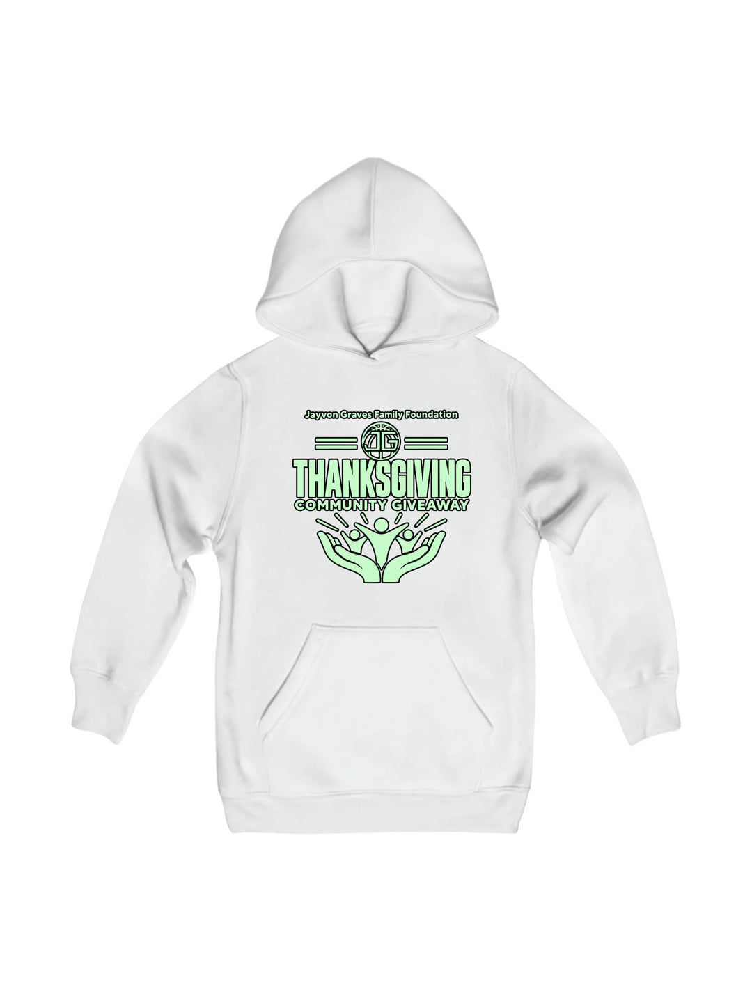 Jayvon Graves Family Foundation Thanks Giving Community Giveaway Youth Hoodie
