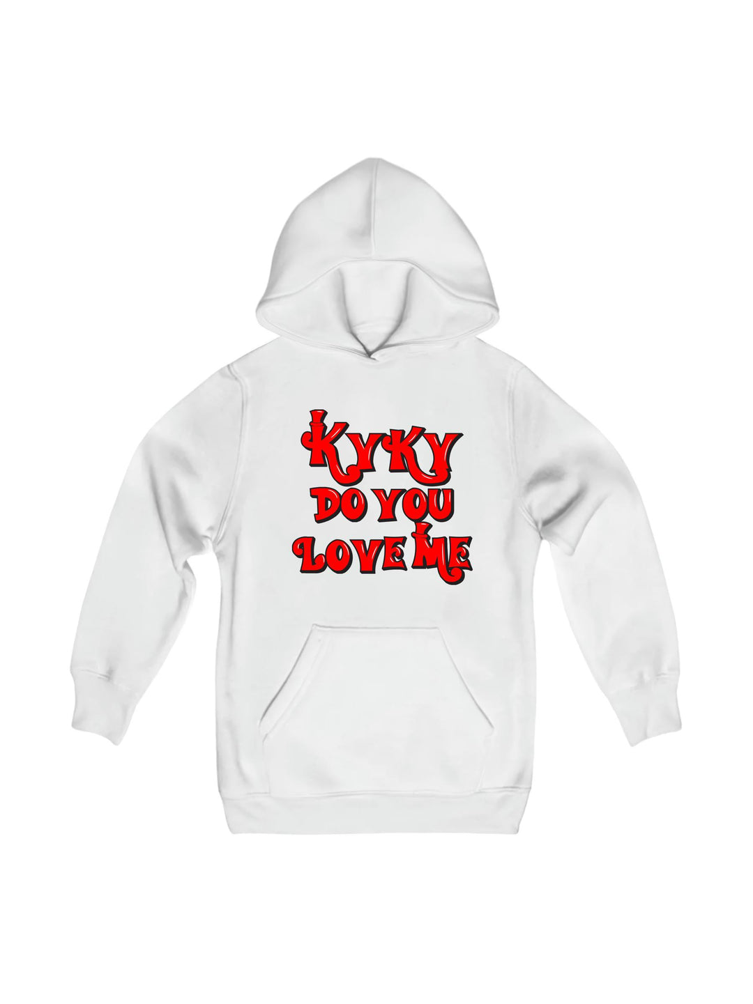 kyky do you love me red Youth Hoodie