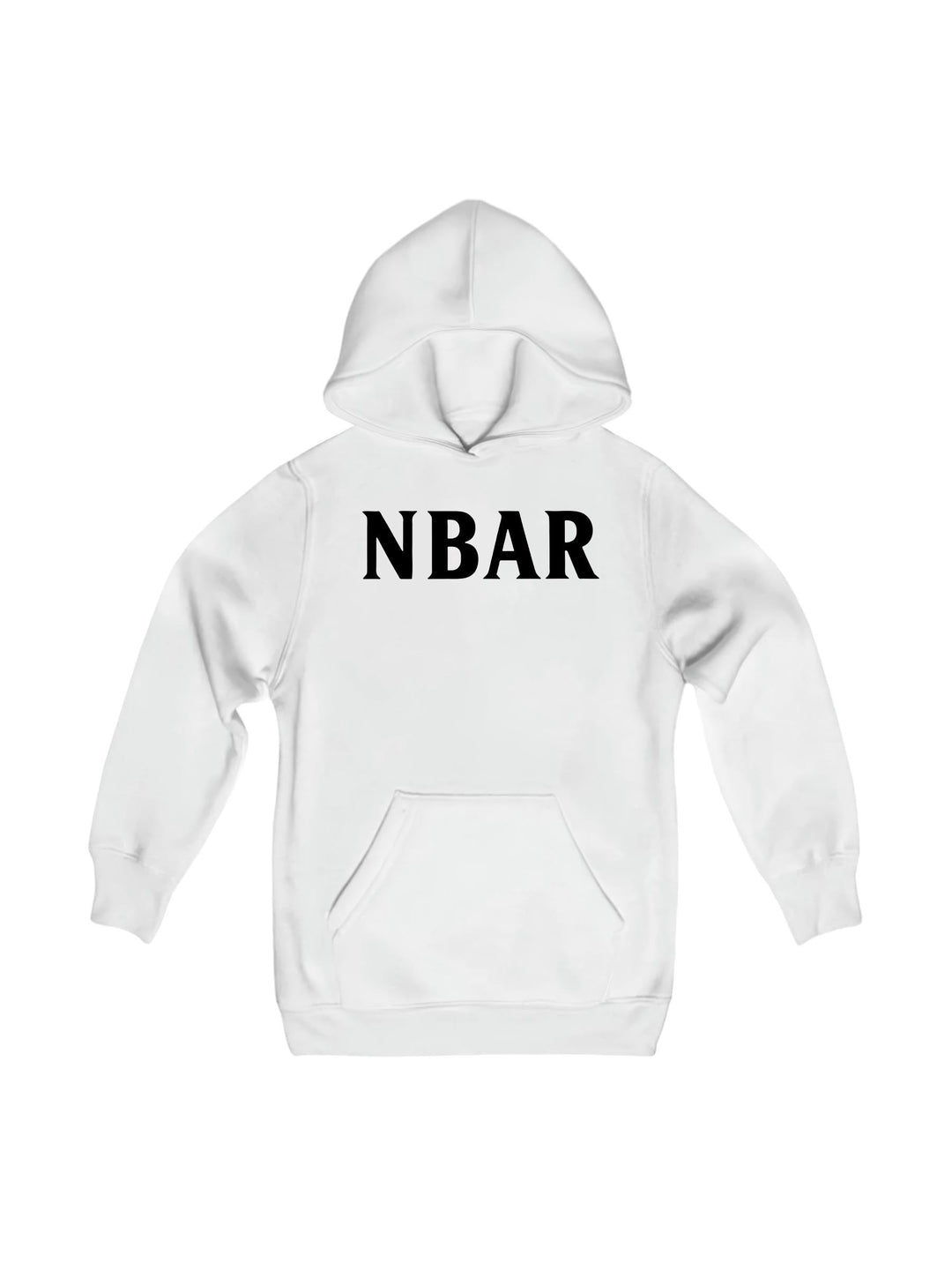 NBAR Texts Black Youth Hoodie