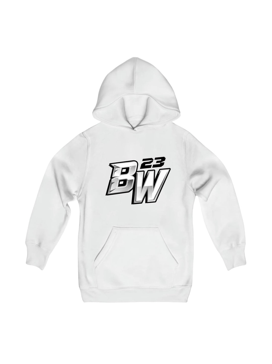 Billy White Logo Youth Hoodie