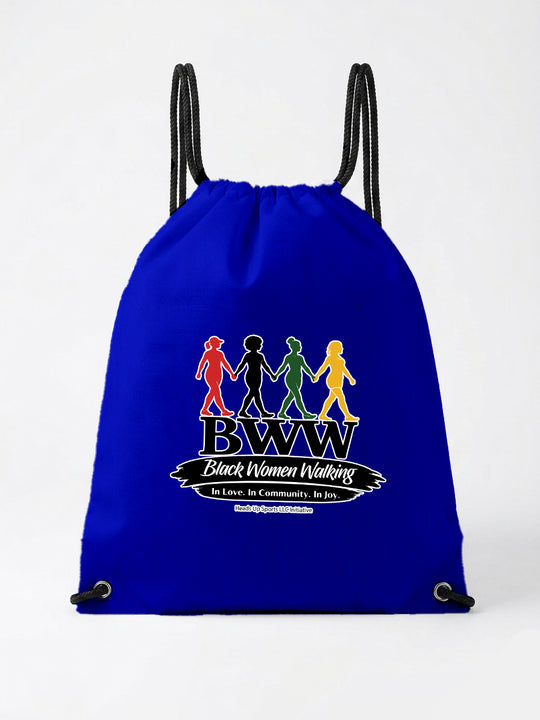 Black Women Walking Dri Fit Shirt, Hat and Bag