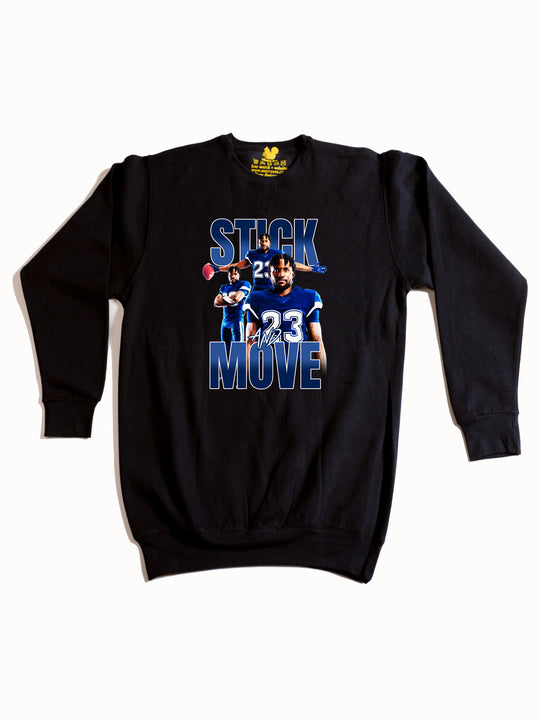 Malik Thomas Jr Collage Crewneck Sweatshirt