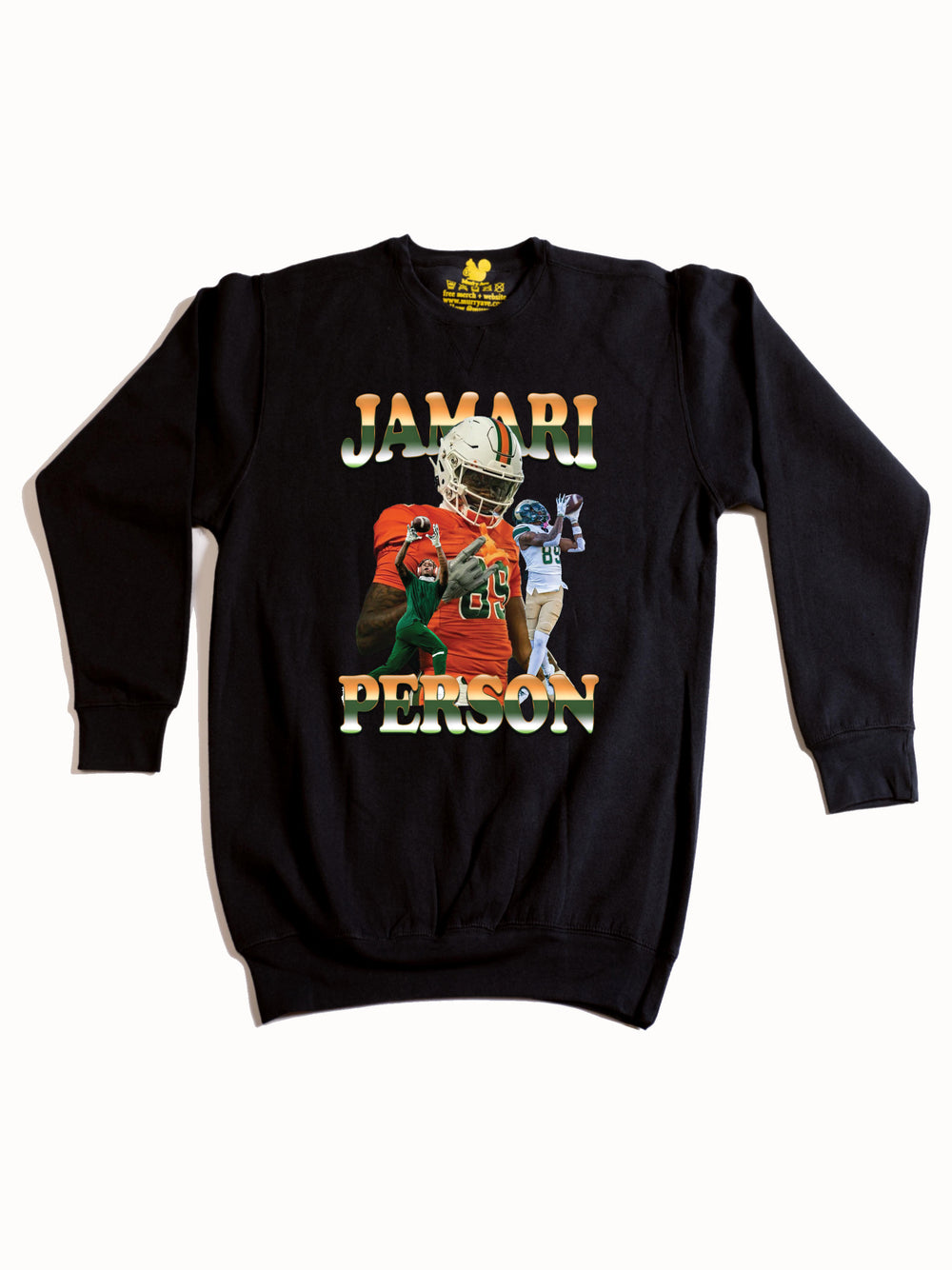 Jamari Person Crewneck Sweatshirt