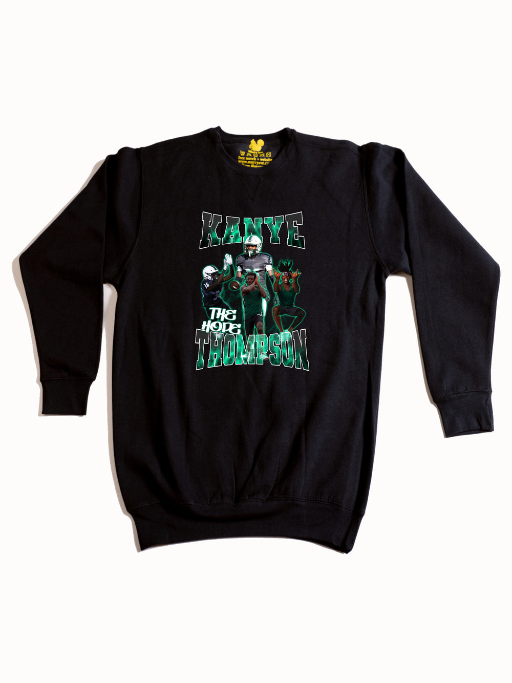 Kanye Thompson Collage Crewneck Sweatshirt