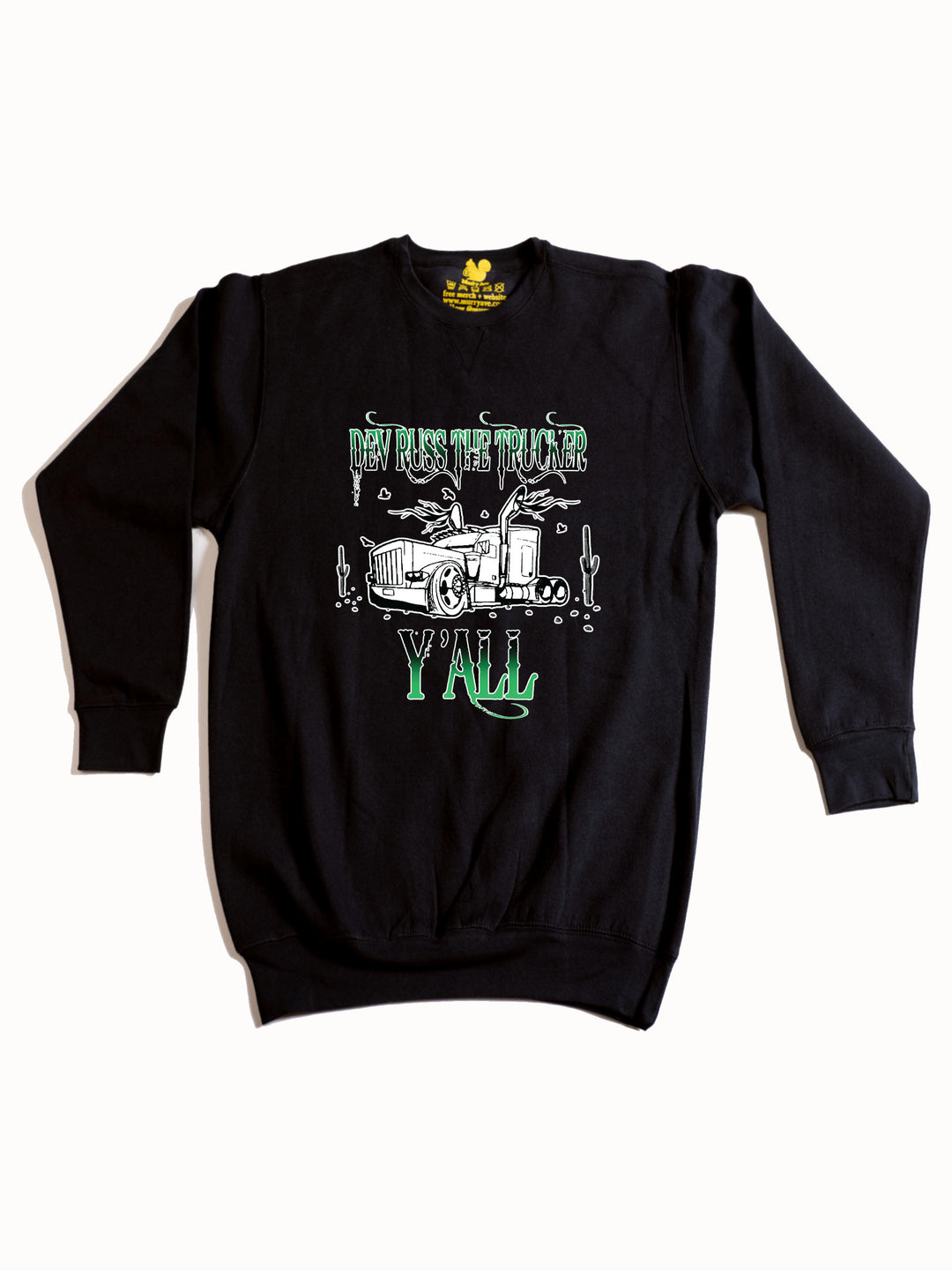 Dev Russ the Trucker Crewneck Sweatshirt