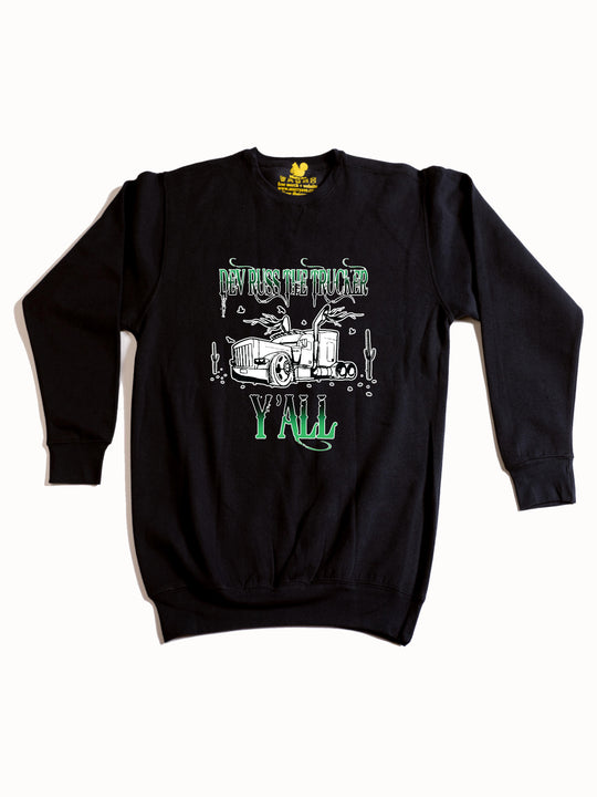 Dev Russ the Trucker Crewneck Sweatshirt