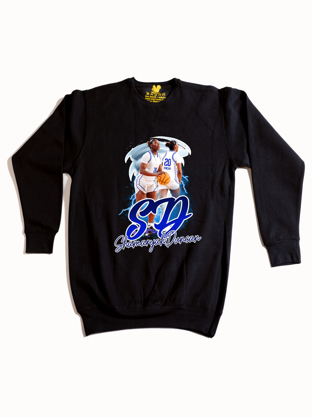 Shamaryah Duncan Initials Crewneck Sweatshirt