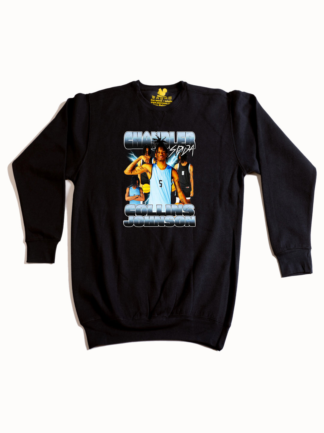 Chandler Collins Johnson Collage Crewneck Sweatshirt