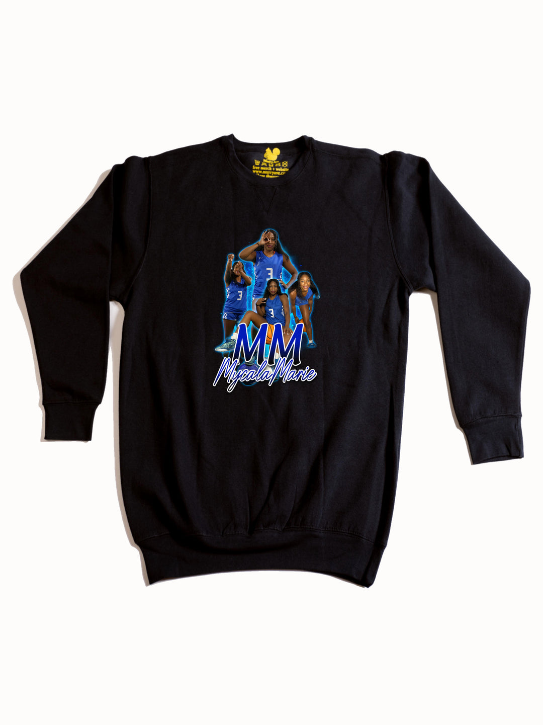 Mycala Marie Collage Crewneck Sweatshirt
