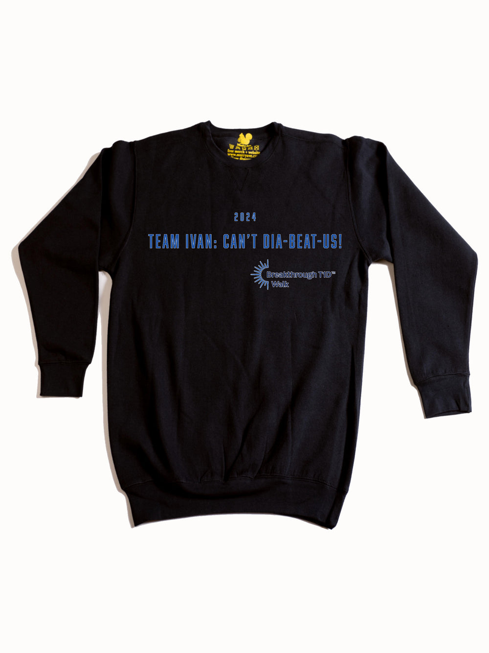 Team Ivan Cant Dia beat us Crewneck Sweatshirt