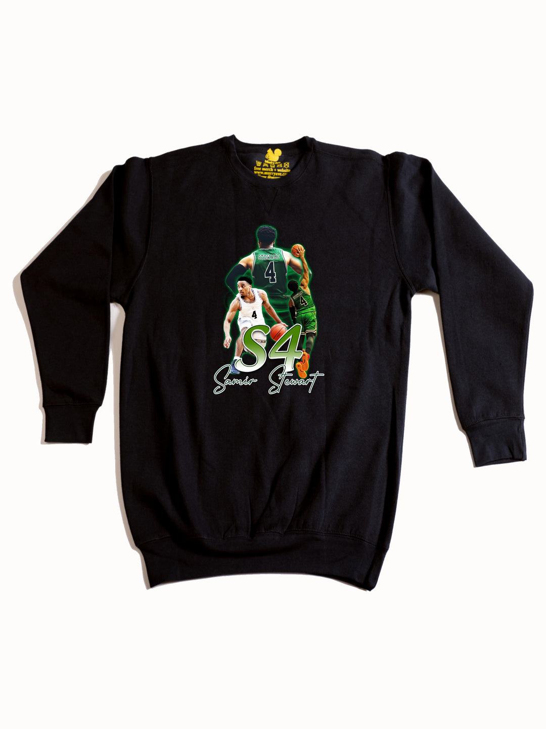Samir Stewart Collage Crewneck Sweatshirt