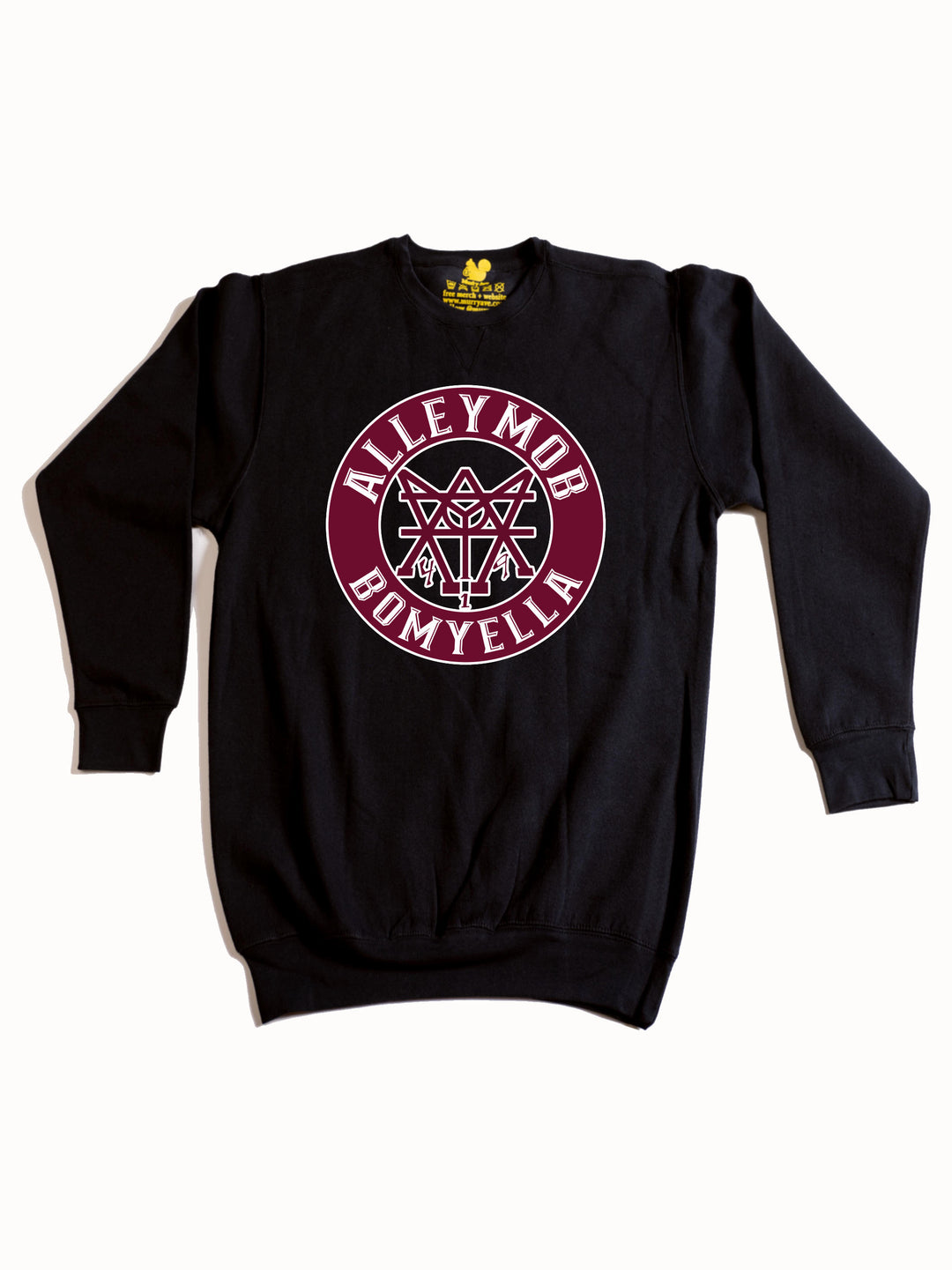Alleymob Maroon Crewneck Sweatshirt