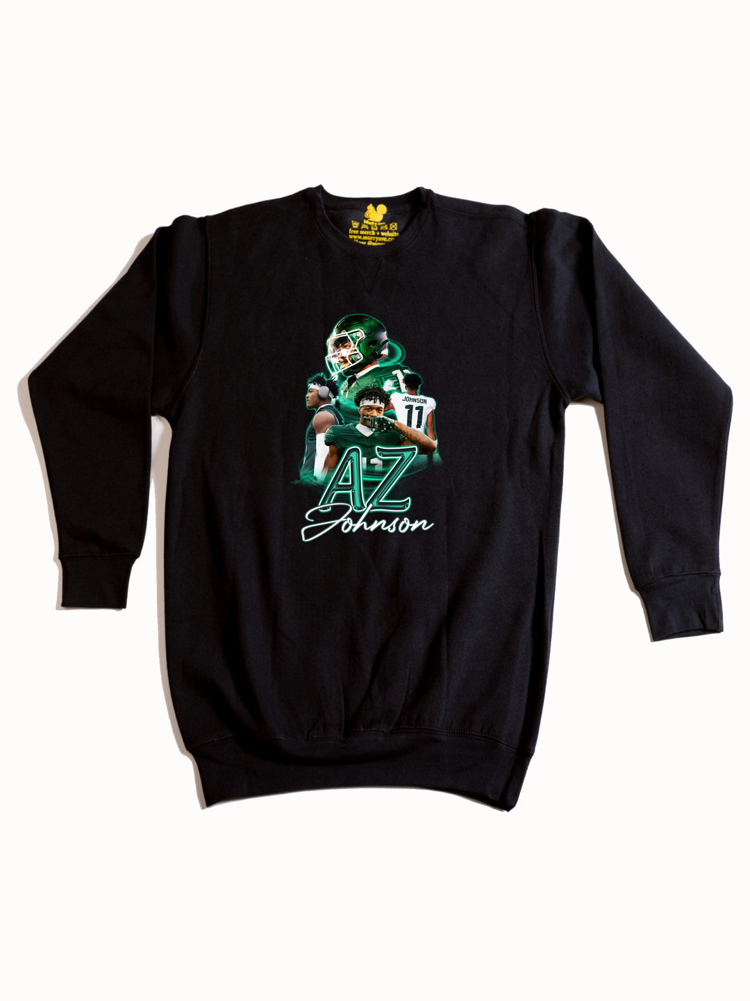 AZ Johnson Collage Crewneck Sweatshirt