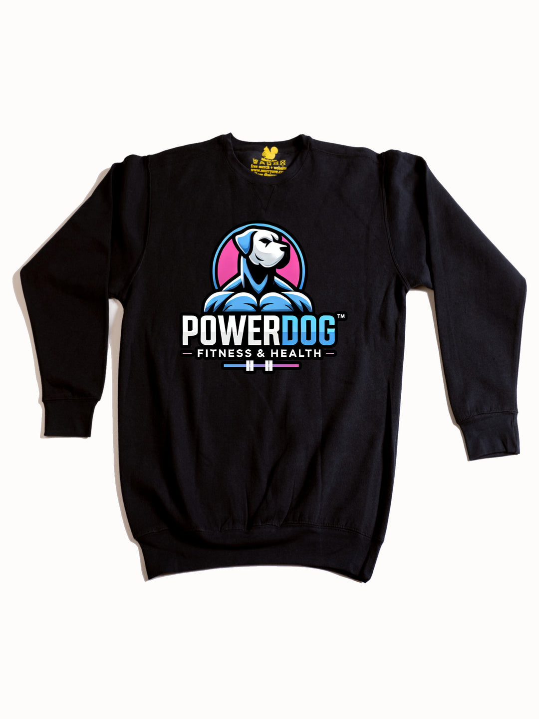 Power Dog Logo Crewneck Sweatshirt