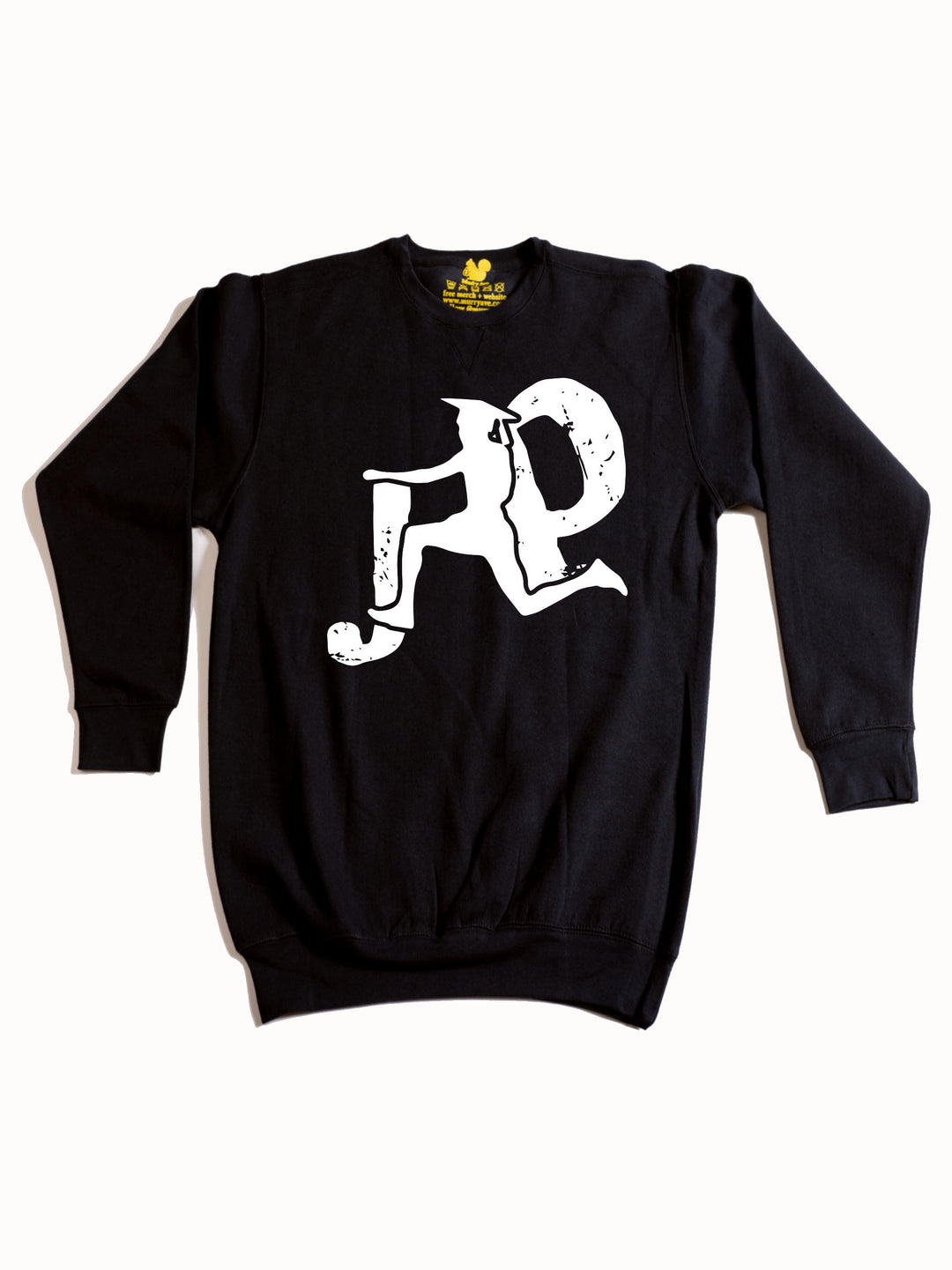 Mikoy Holmes Logo White  Crewneck Sweatshirt