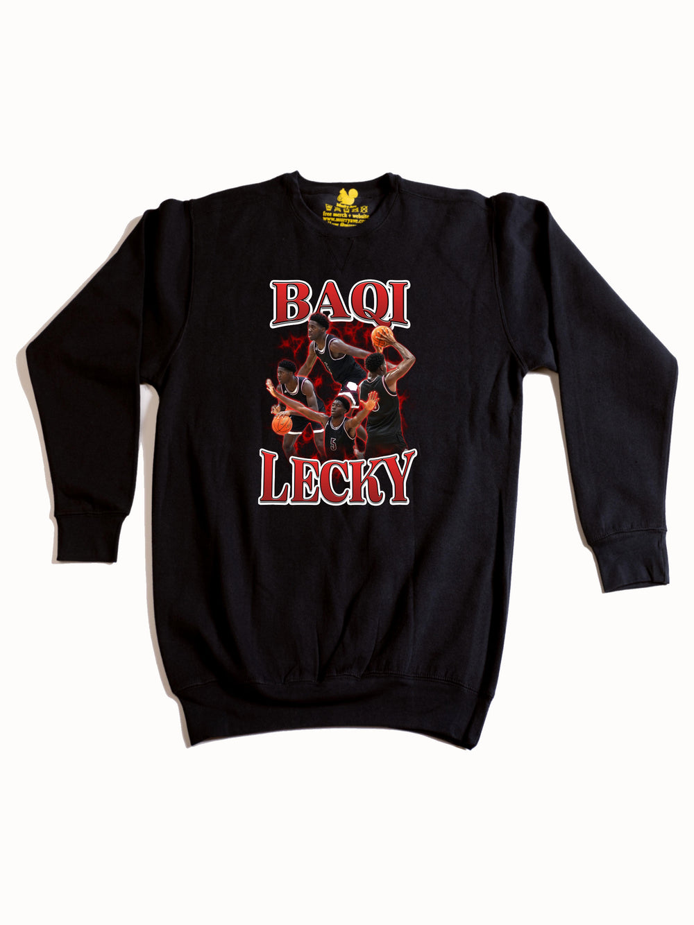 Baqi Lecky Collage Crewneck Sweatshirt