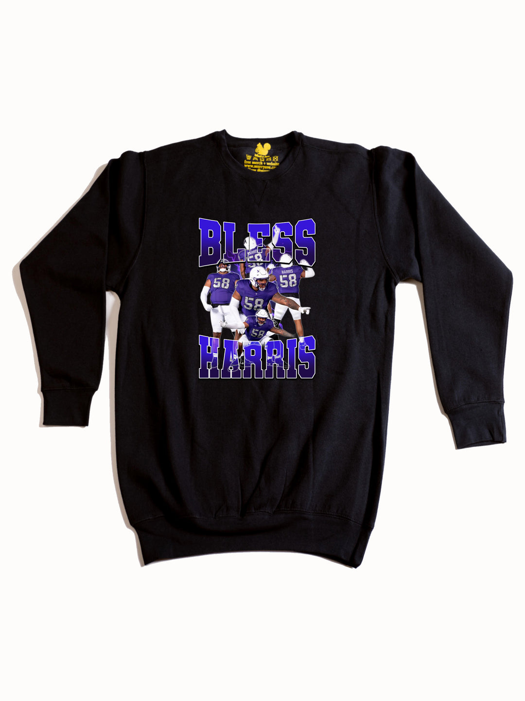 Bless Harris Collage Crewneck Sweatshirt