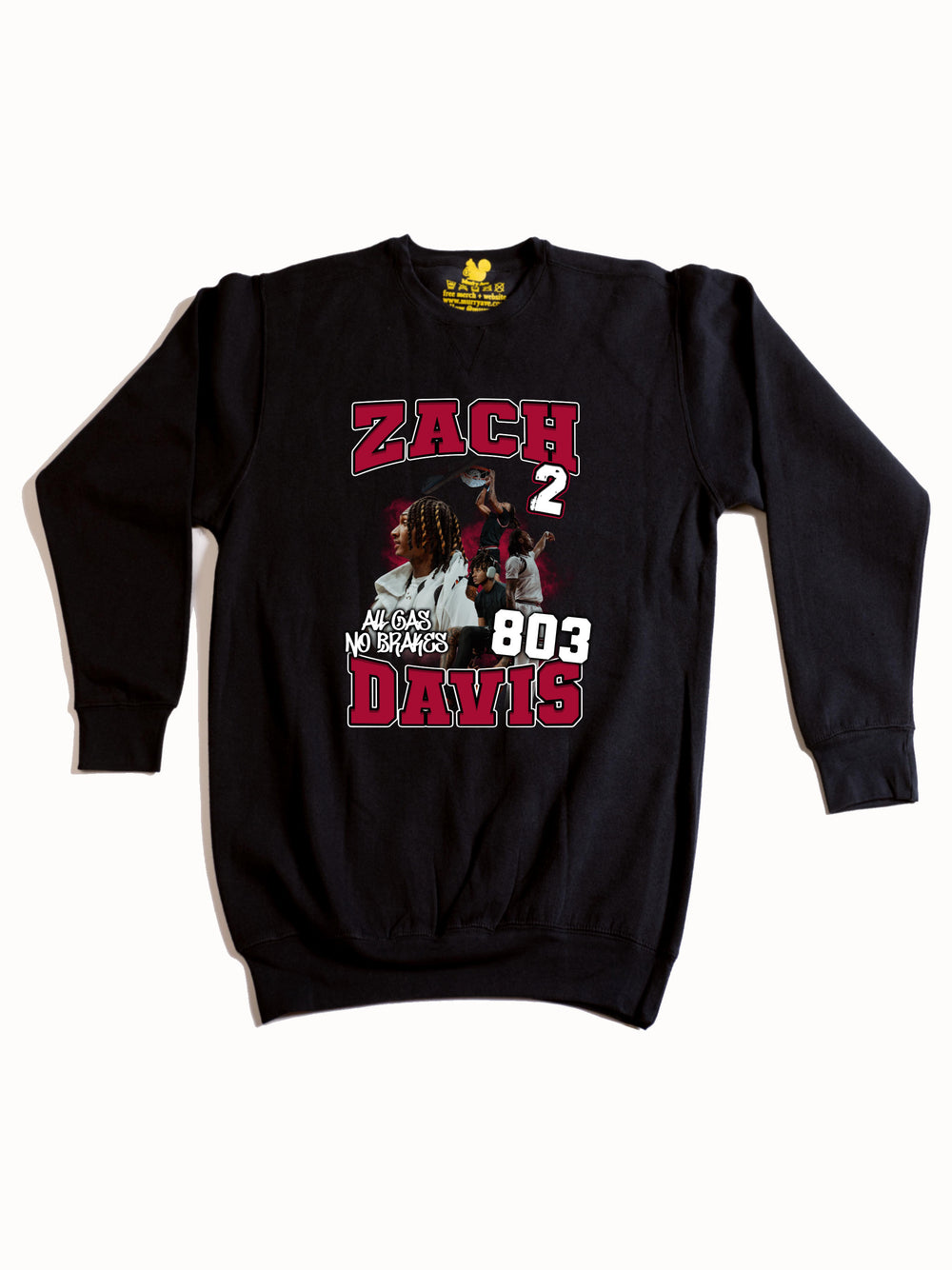 Zach Davis Collage Crewneck Sweatshirt