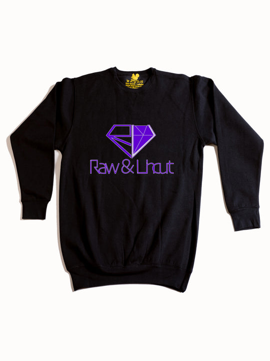 Raw and Uncut Purple Crewneck Sweatshirt