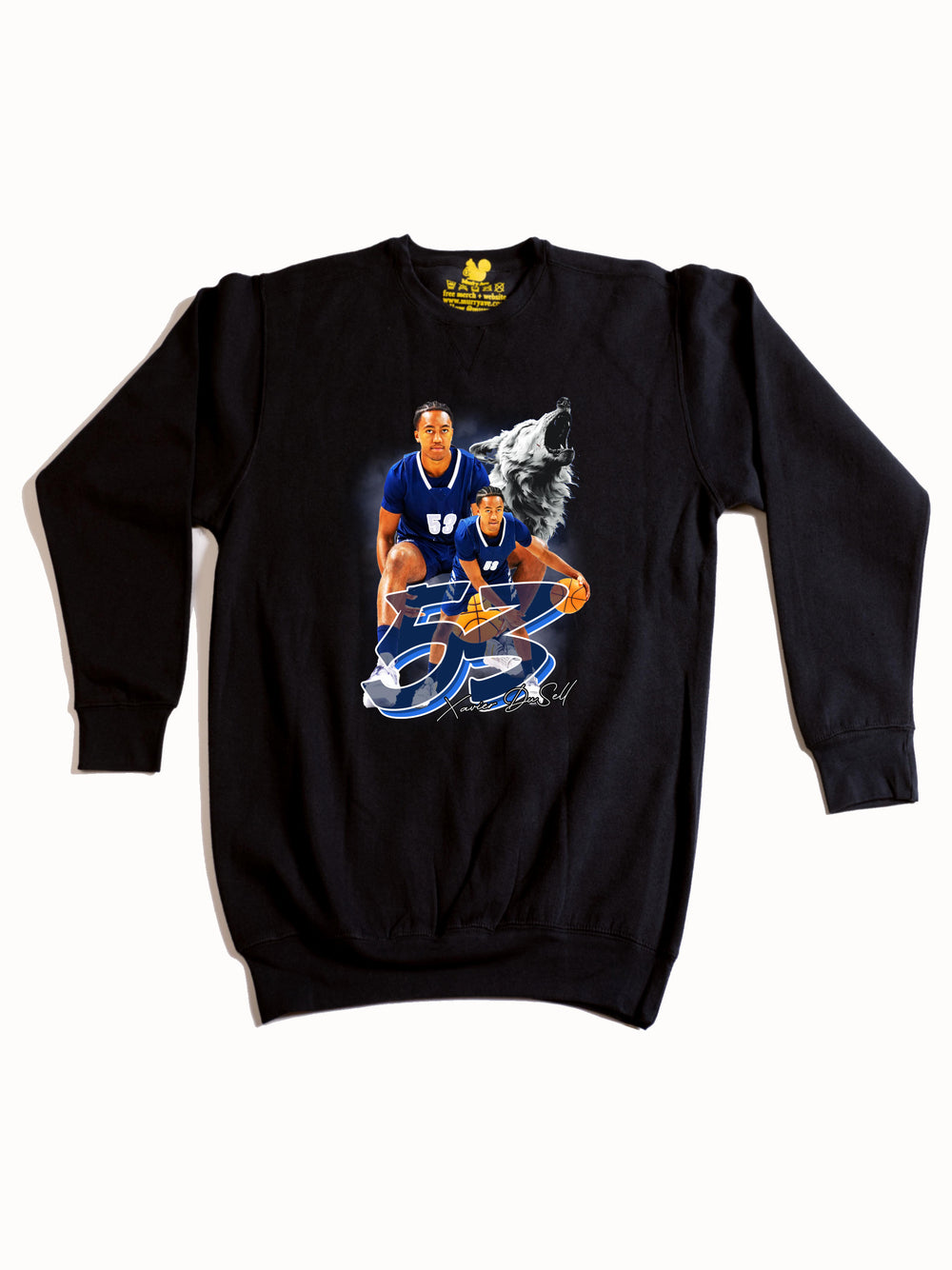 Xavier DuSell Collage Crewneck Sweatshirt