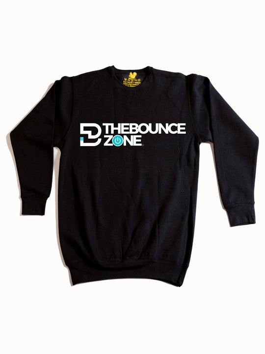 Bounce Zone White Logo Crewneck Sweatshirt