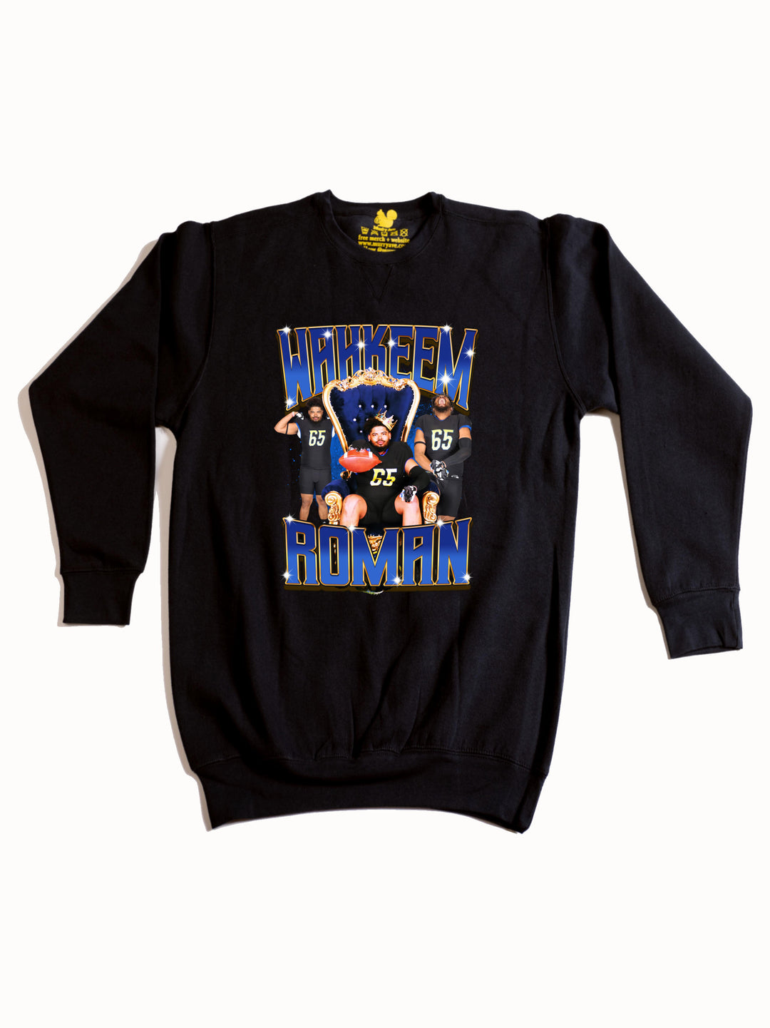 Wahkeem Roman Collage Crewneck Sweatshirt