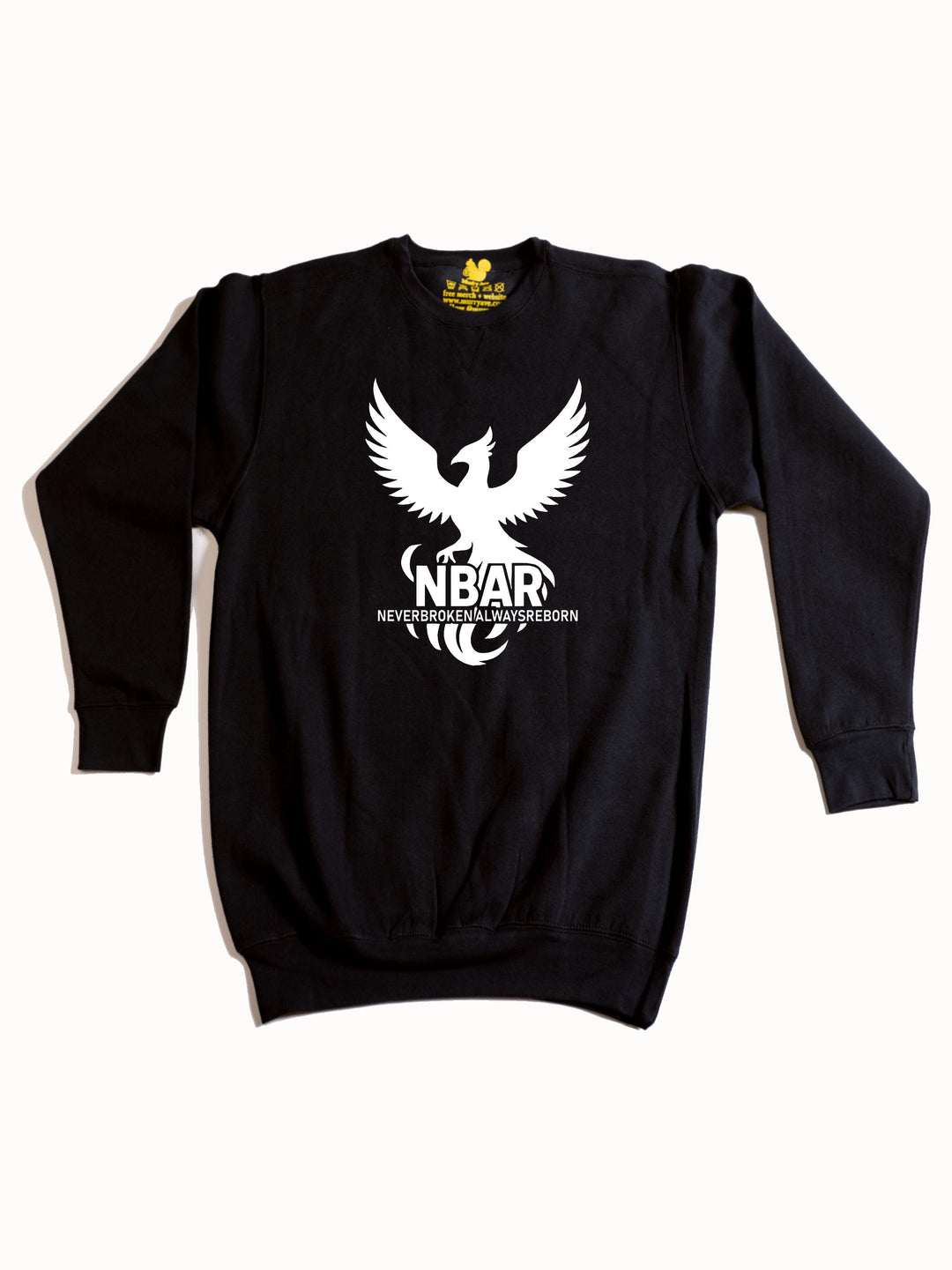 NBAR Logo White Crewneck Sweatshirt