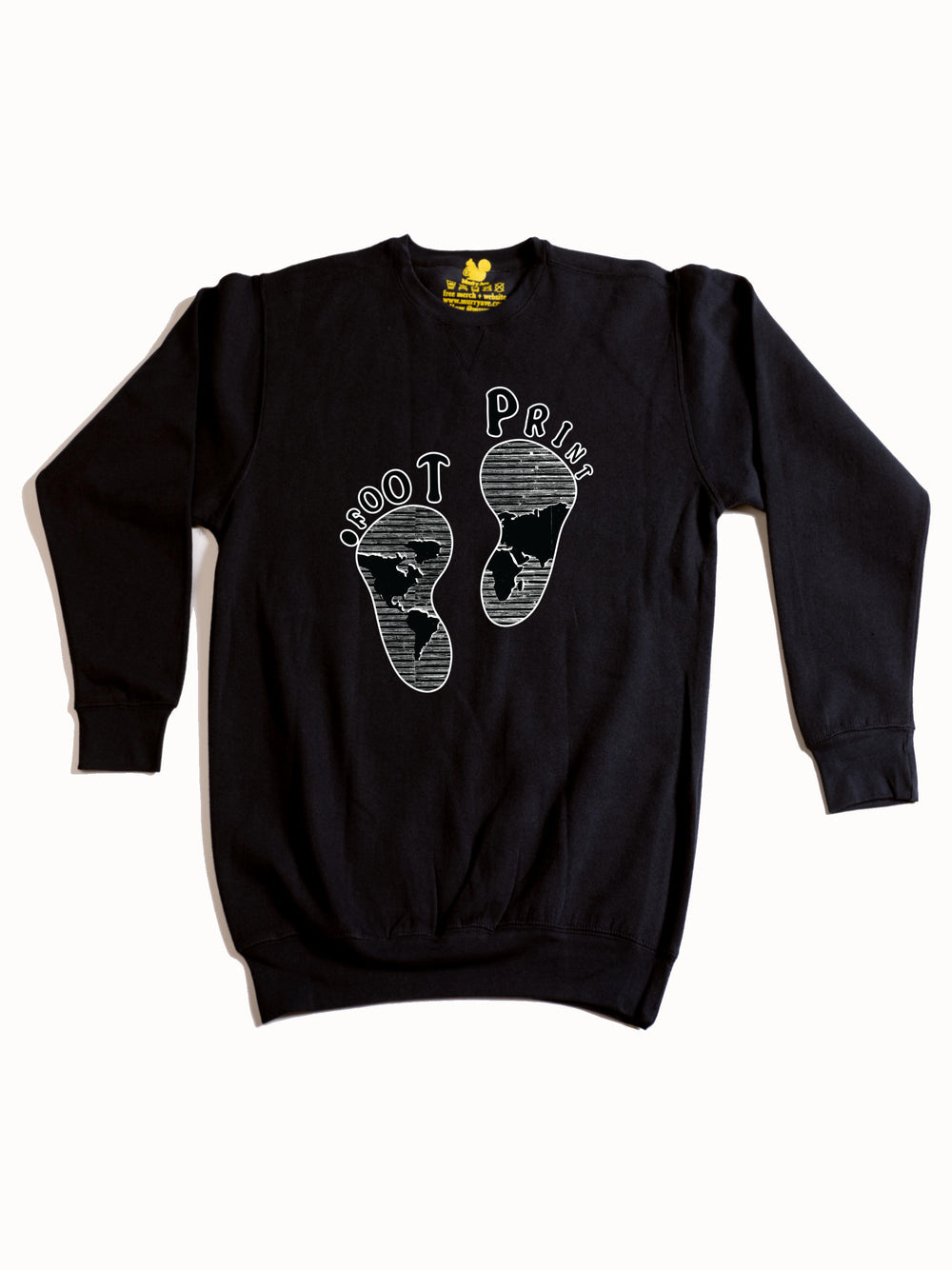 Footprints Crewneck Sweatshirt