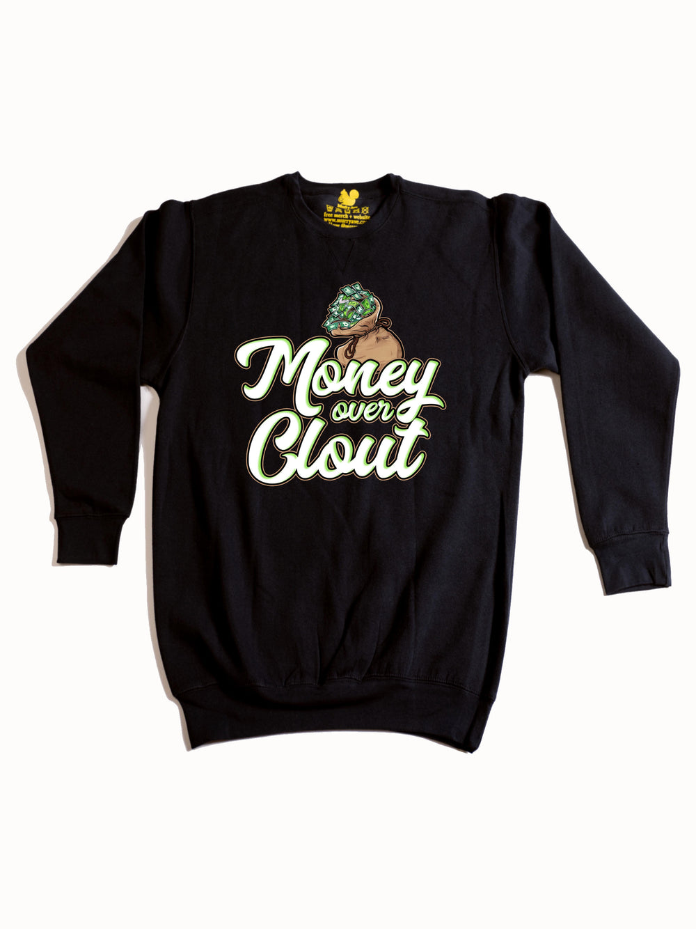 Money Over Clout Crewneck Sweatshirt