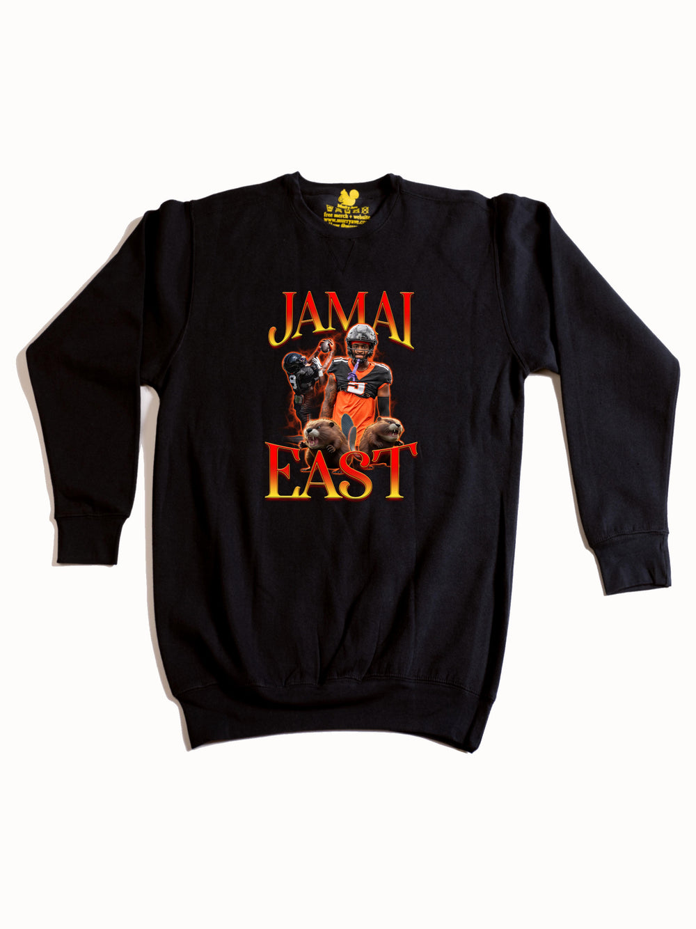 Jamai East Collage Crewneck Sweatshirt