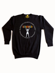 Survived Logo Dark Crewneck Sweatshirt