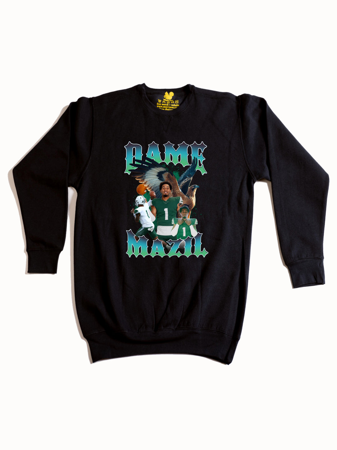 Dame Mazil Collage Crewneck Sweatshirt