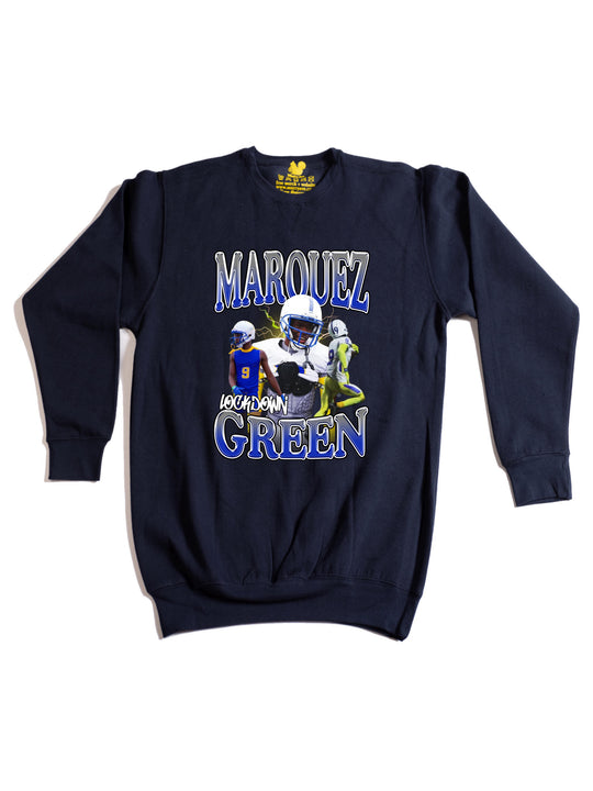 Marquez Green Crewneck Sweatshirt