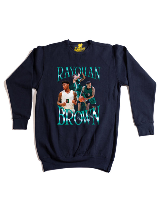 Rayquan Brown Crewneck Sweatshirt