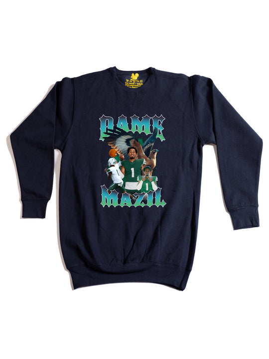 Dame Mazil Collage Crewneck Sweatshirt