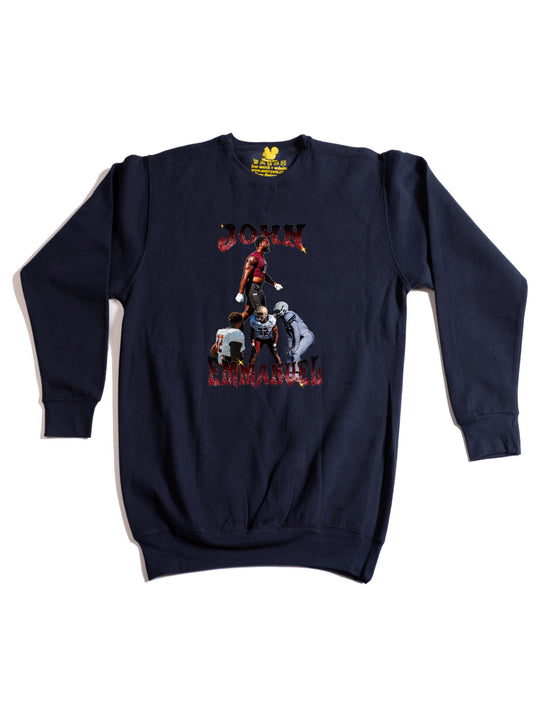 John Emmanuel Collage Crewneck Sweatshirt