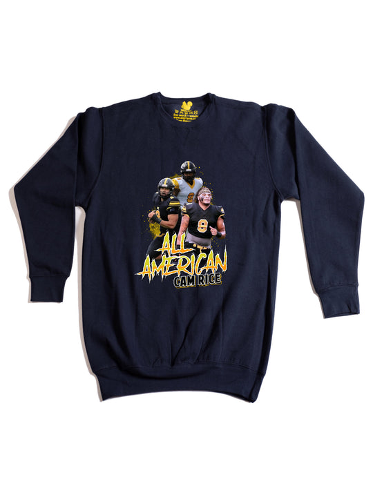 Cam Rice Collage Crewneck Sweatshirt