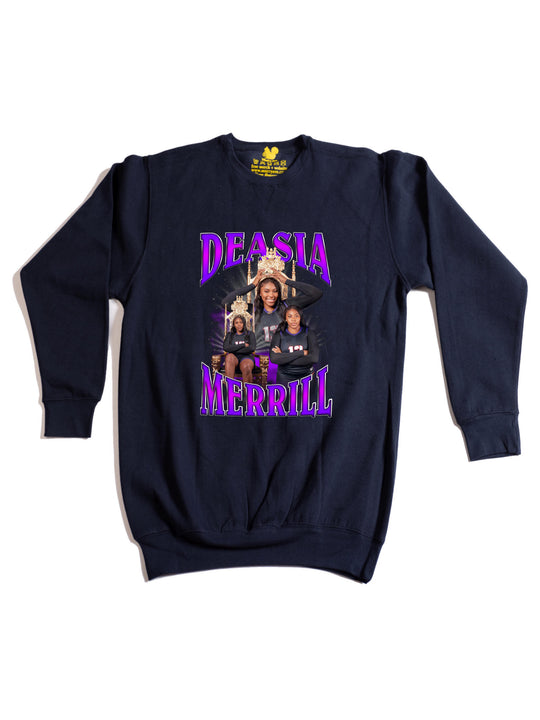 Deasia Merrill Collage Crewneck Sweatshirt