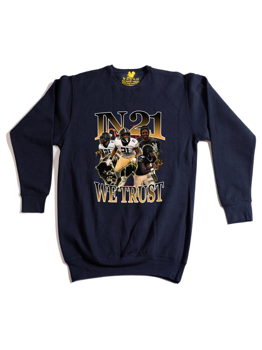 Javeis White Crewneck Sweatshirt