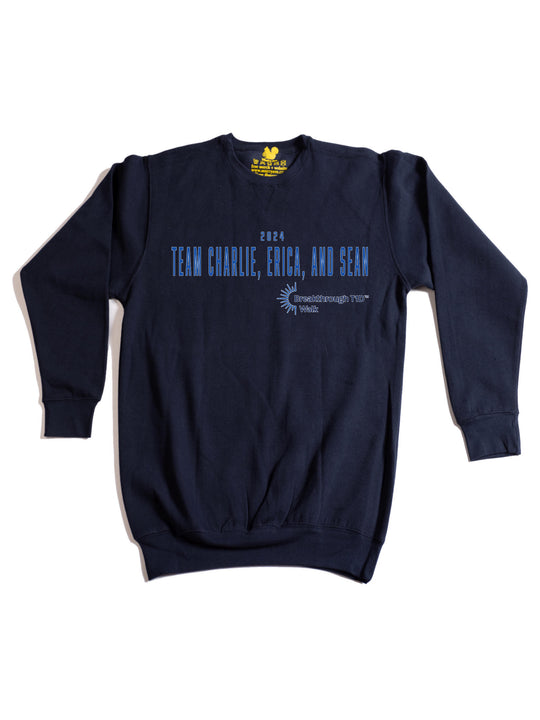 Team Charlie Erica and Sean Crewneck Sweatshirt