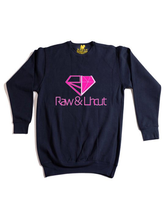 Raw and Uncut Pink Crewneck Sweatshirt