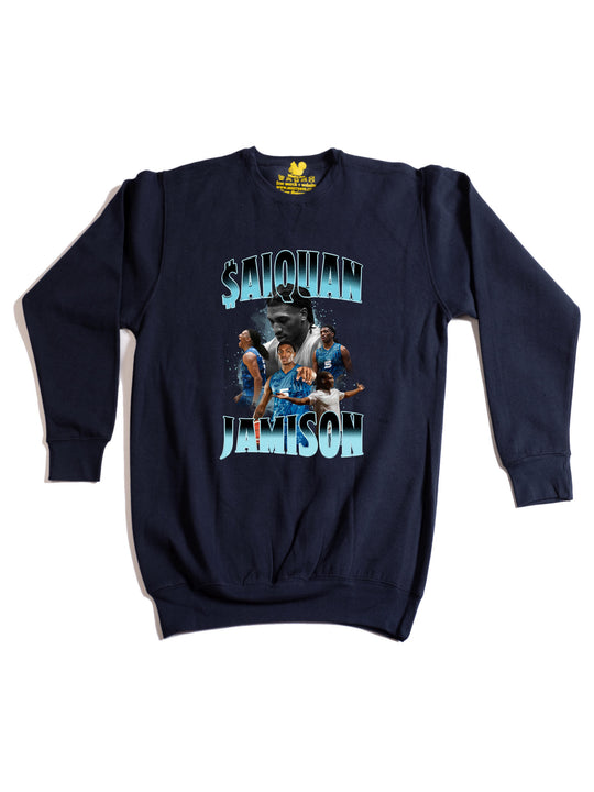 Saiquan Jamison Collage Crewneck Sweatshirt